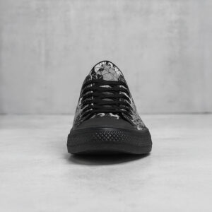 Dragon Tattoo Art Print Black Canvas Low‑Top Sneakers 3